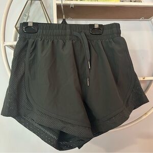 HALARA Women’s Medium M Lined Olive Green Athletic Running Drawstring Shorts NWT